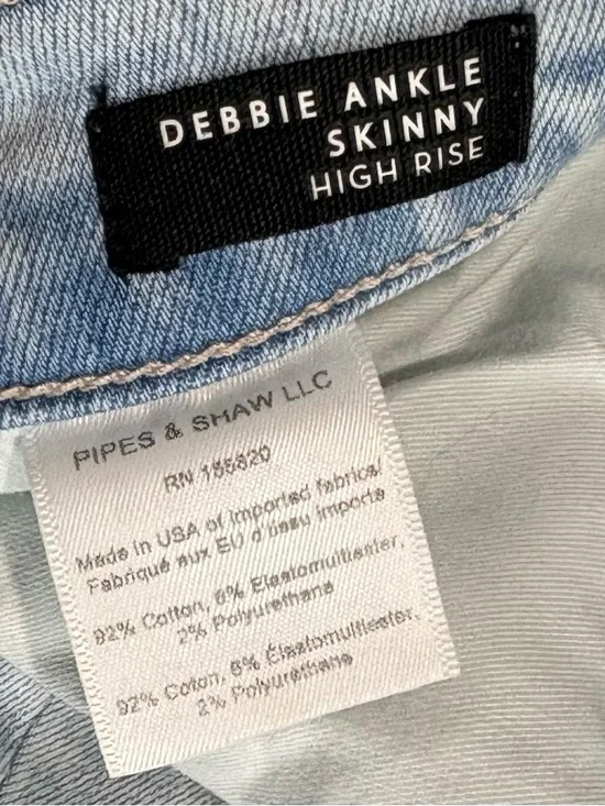 Veronica Beard - Debbie High Rise Skinny Ankle Jeans - Everest Wash - Size 27 - Picture 8 of 9